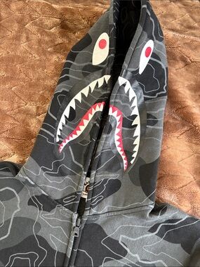 Kids Bape Shark Hoodie